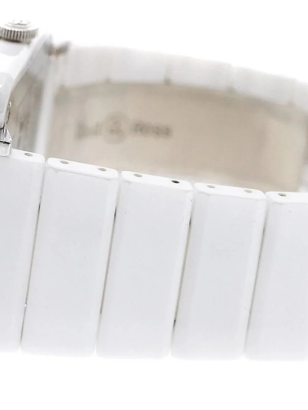 Bell＆Ross Square BRS-98-WCS white Dial Quartz Ladies Watch_